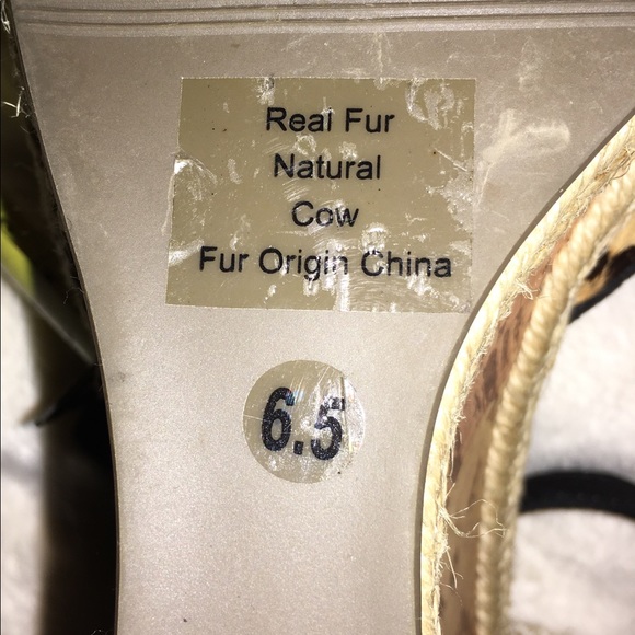 Sole Society Leopard Wedge Platforms Heels - Picture 6 of 8